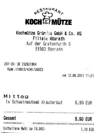 kdbi Hffner Kochmtze Restaurant